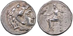 Ancient Coins - Kings of Macedon, Antigonos I, 320 - 305 BC, Tetradrachm of Carrhae or Tarsos, Very Rare