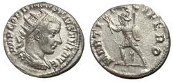 Ancient Coins - Gordian III, 238 - 244 AD, Silver Antoninianus, Mars, Antioch Mint, Rare