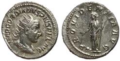 Ancient Coins - Gordian III, 238 - 244 AD, Silver Antoninianus, Providentia