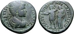 Ancient Coins - Geta, 209 - 211 AD, AE28 of Nicopolis, Very Rare