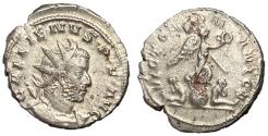 Ancient Coins - Gallienus, 253 - 268 AD, Silver Antoninianus of Colonia Agrippinensis, German War Victory