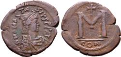 Ancient Coins - Anastasius I, 491 - 518 AD, Follis of Constantinople