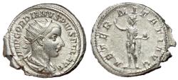 Ancient Coins - Gordian III, 238 - 244 AD, Silver Antoninianus, Sol