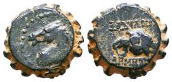 Ancient Coins - Seleukid Kings, Demetrios I, Soter, 162 - 150 BC, AE16