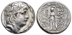 Ancient Coins - Seleukid Kings, Antiochos VII, 138 - 129 BC, Silver Tetradrachm