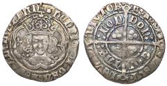 World Coins - British Tudor, Henry VII, 1485 - 1509, Silver Groat, London Mint