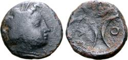 Ancient Coins - Bruttium, Kroton, 300 - 250 BC, AE18