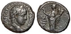 Ancient Coins - Elagabalus, 218 - 222 AD, Billon Tetradrachm of Alexandria, Hommonia