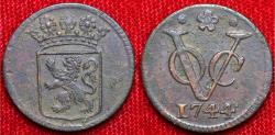 World Coins - Netherlands East Indies, 1744 AE Duit