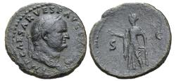 Ancient Coins - Vespasian, 69 - 79 AD, As with Spes