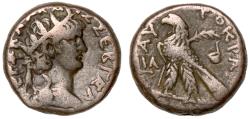 Ancient Coins - Nero, 54 - 68 AD, Tetradrachm of Alexandria, Eagle