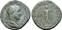 Ancient Coins - Gordian III, 238 - 244 AD, Sestertius with Jupiter