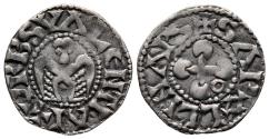 World Coins - Provincial France, Valence, Anonymous Bishops, 12th Century Silver Denier