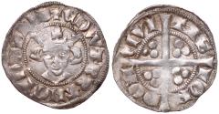 World Coins - British Plantangenet, Edward II, 1307 - 1327 AD, Silver Penny, London Mint