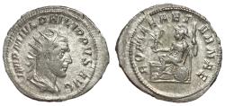 Ancient Coins - Philip I, 244 - 249 AD, Silver Antoninianus,