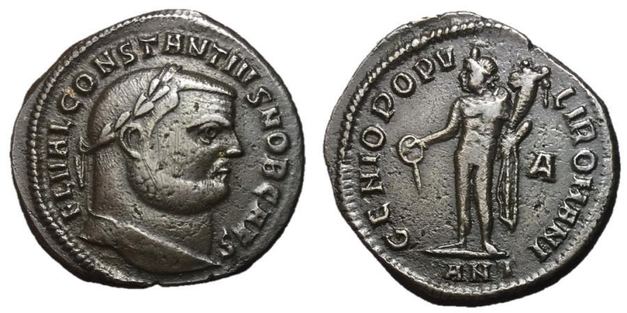 Constantius I, as Caesar, 293 - 305 AD, Follis of Antioch | Roman ...