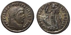 Ancient Coins - Constantine I, 307 - 337 AD, Follis of Heraclea, Jupiter