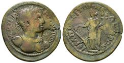 Ancient Coins - Elagbalus, 218 - 222 AD, AE32 of Hierapolis with Tyche