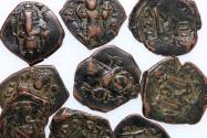 Ancient Coins - Lot of 12 Byzantine and Arab Byzantine Folles