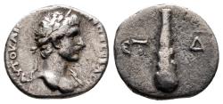 Ancient Coins - Hadrian, 117 - 138 AD, Silver Hemidrachm of Caesarea