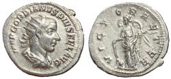 Ancient Coins - Gordian III, 238 - 244 AD, Silver Antoninianus, Victory