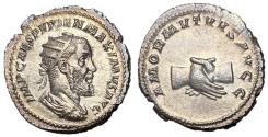 Ancient Coins - Pupienus, July to October 238 AD, Silver Antoninianus, Choice AU