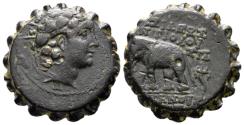 Ancient Coins - Seleucid Kings, Antiochos VI, 144 - 142 BC, AE22
