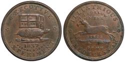 Us Coins - United States Hard Times Token, 1837, HT 33, Low 19