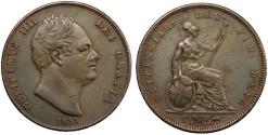 World Coins - Great Britain, William IV, 1831 Penny