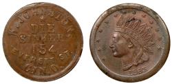 Us Coins - United States Civil War Token, 1863, Die Sinker, Fuld 165CF-1a