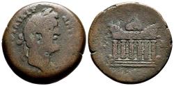 Ancient Coins - Antoninus Pius, 138 - 161 AD, Drachm of Alexandria, Altra of Agathodaemon