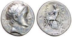 Ancient Coins - Seleukid Kings, Antiochos III, 222 - 187 BC, Silver Tetradrachm