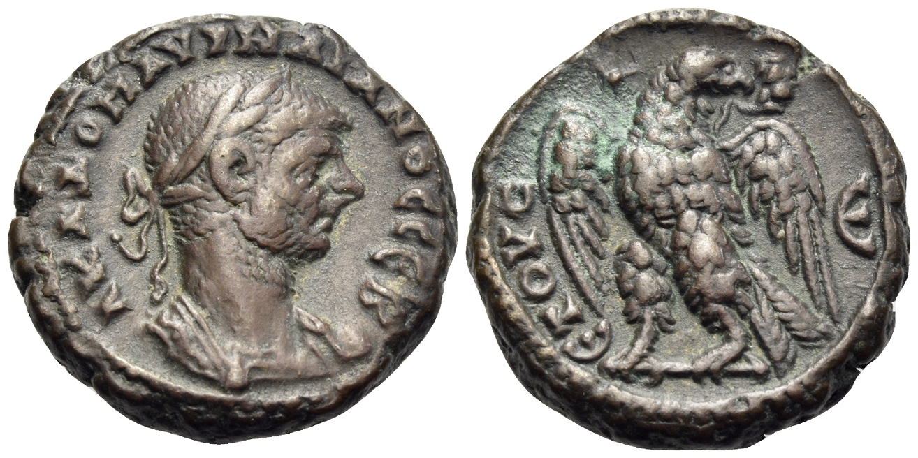 Aurelian, 270 275 AD, Tetradrachm of Alexandria with Eagle Roman