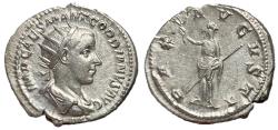 Ancient Coins - Gordian III, 238 - 244 AD, Silver Antoninianus, Pax, Antioch Mint