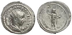 Ancient Coins - Gordian III, 238 - 244 AD, Silver Antoninianus, Sol