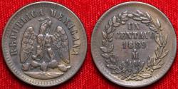 World Coins - Mexico, 1889 M Centavo