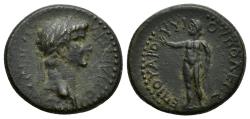 Ancient Coins - Claudius I, 41 - 54 AD, AE Assarion of Cotiaeum, Varus as Magistrate