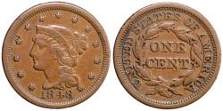 Us Coins - United States Large Cent, 1848