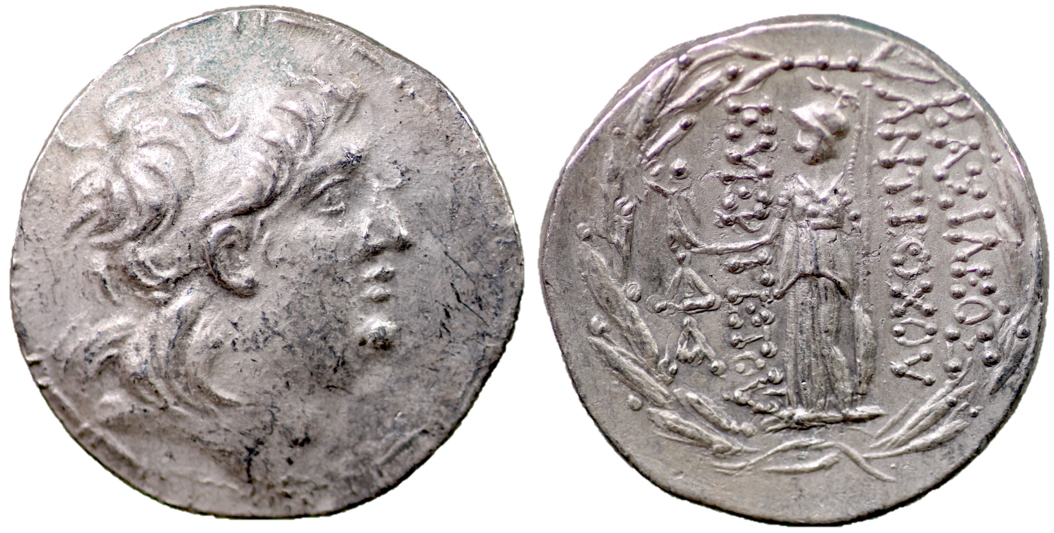 Kings Of Cappadocia, Ariarathes VI, 130 - 110 BC Silver Tetradrachm