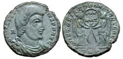 Ancient Coins - Magnentius, 350 - 353 AD, Follis of Treveri