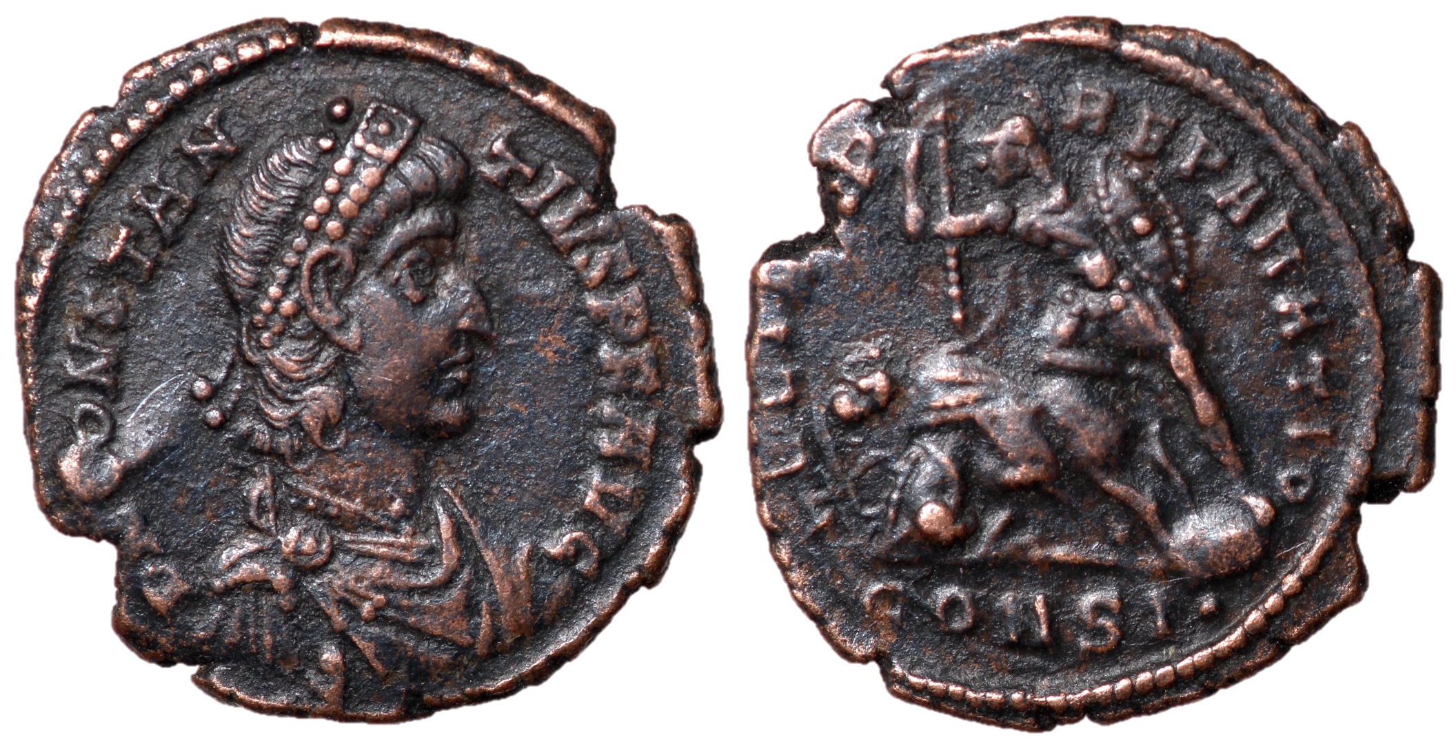 Constantius II, 337 - 361 AD, Follis of Constantinople | Roman