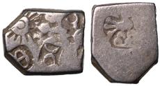 Ancient Coins - Mauryan Empire, 270 - 175 BC, Silver Karshapana