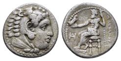 Ancient Coins - Kings of Macedon, Philip III, 323 - 317 BC, Silver Drachm of Kolophon