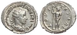 Ancient Coins - Gordian III, 238 - 244 AD, Silver Antoninianus, Jupiter
