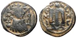 Ancient Coins - Arab-Byzantine, Abd al-Malik ibn Marwan, 685 - 705 AD, Fals or Follis
