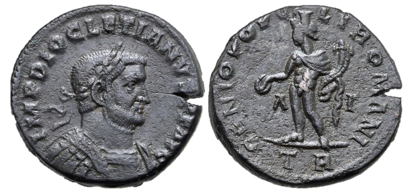 Diocletian, 284 - 305 AD, Follis of Treveri | Roman Imperial Coins