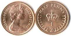 World Coins - Great Britain KM926(U) 1/2 Penny