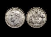 World Coins - Australia, George VI (1936-1952), Silver Sixpence, 1948(m) (1), a lot of (1) coin
