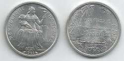 World Coins - French Polynesia KM3(U) 2 Francs