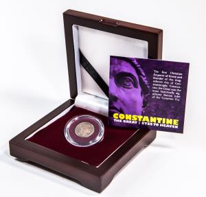 Constantine the Great: Eyes to Heaven Coin (One-Coin Box) | Lots ...